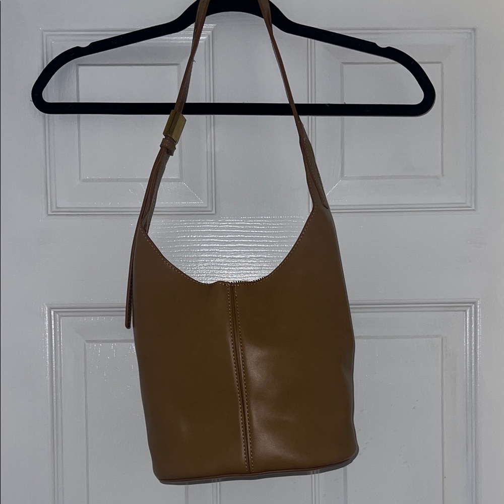 Antik Kraft Beige Leather Handbag
